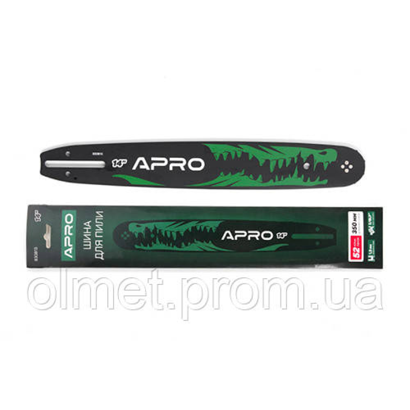 Шина для бензопили 35 см (паз 1,3 мм, крок 3/8) APRO