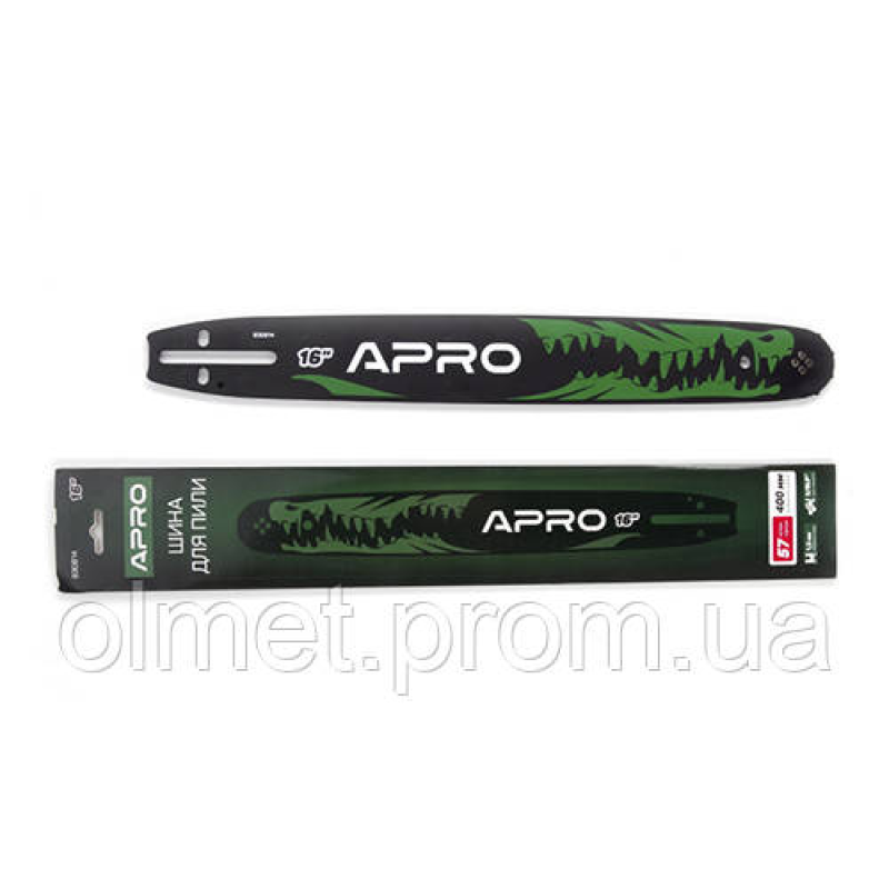 Шина для бензопили 40 см (паз 1,3 мм, крок 3/8) APRO