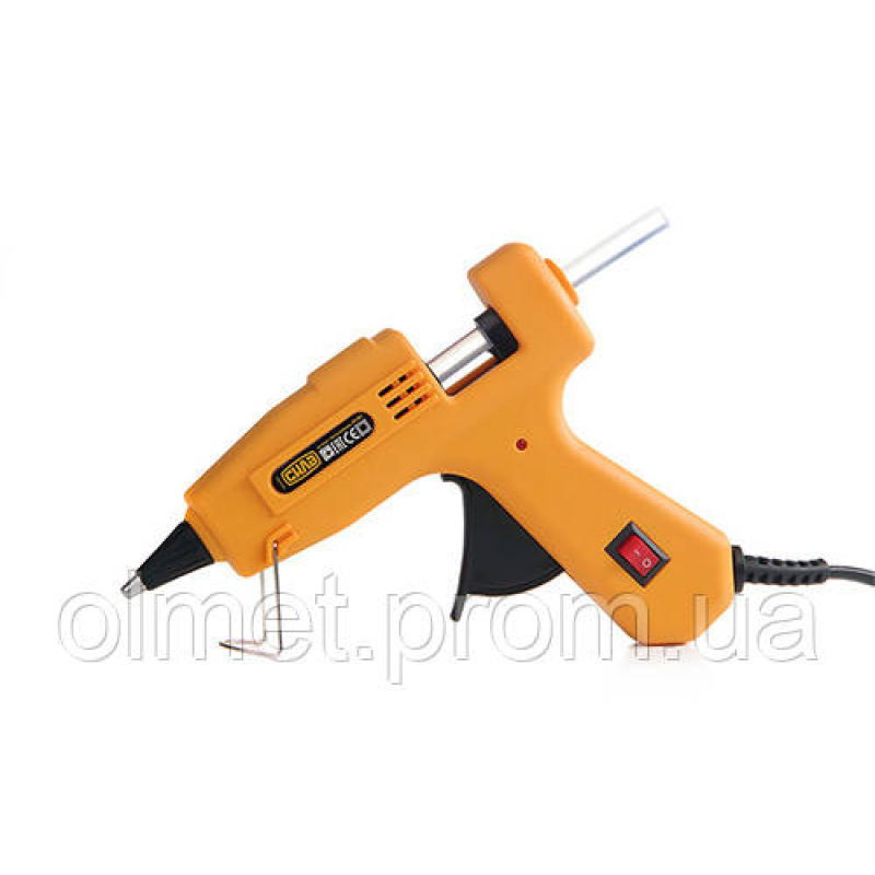 Пістолет термоклейовий Ø7-7.5мм 20Вт СИЛА