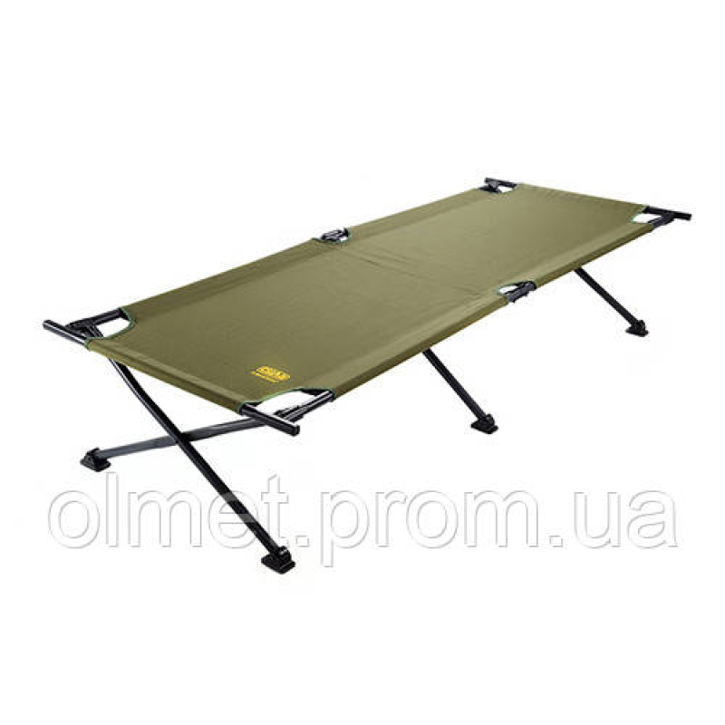 Розкладачка Нато 195x66x42см, сталевий каркас СИЛА Розкладачка Нато 195x66x42см, сталевий каркас СИЛА