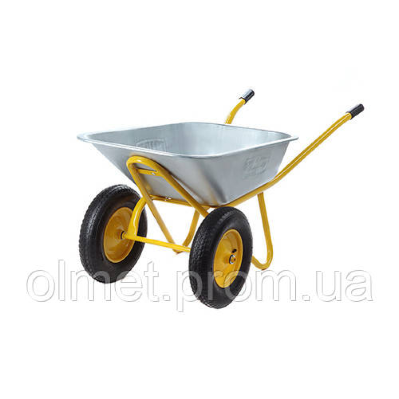 Тачка садово-будівельна двоколісна 85л, 200кг, колеса пневмо 4х8““ СИЛА Тачка садово-будівельна двоколісна 85л, 200кг, колеса пневмо 4х8““ СИЛА
