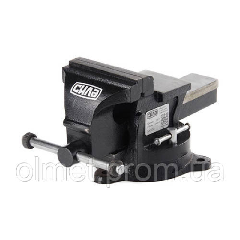 Лещата слюсарні поворотні 100мм СИЛА Лещата слюсарні поворотні 100мм СИЛА