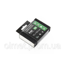 Губка шліфувальна APRO чотиристороння пряма P40