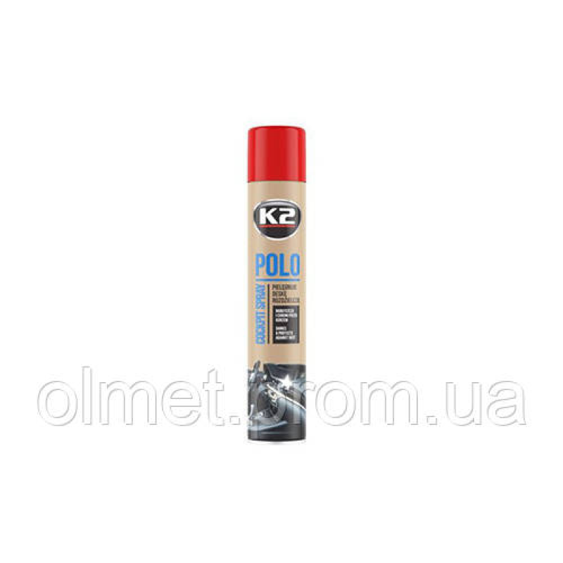Поліроль приборної панелі POLO Cockpit Полуниця 750мл К2