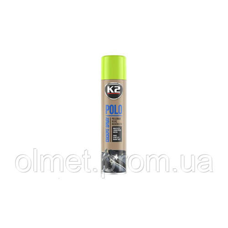 Поліроль приборної панелі POLO Cockpit Зелене яблуко 300мл К2