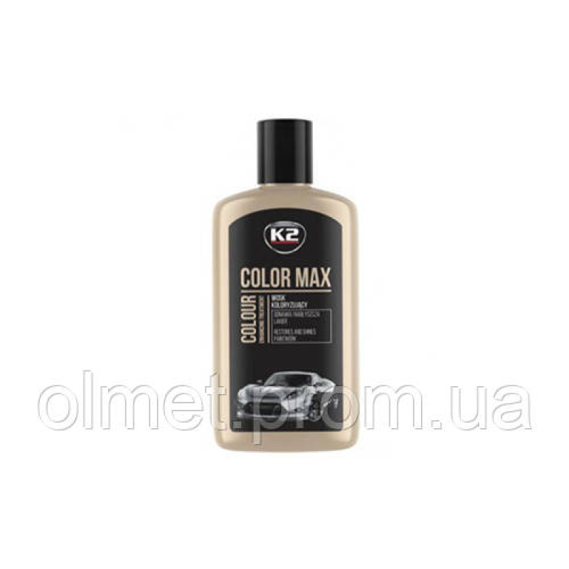 Поліроль кузова восковий COLOR MAX BLACK 250мл К2 Поліроль кузова восковий COLOR MAX BLACK 250мл К2