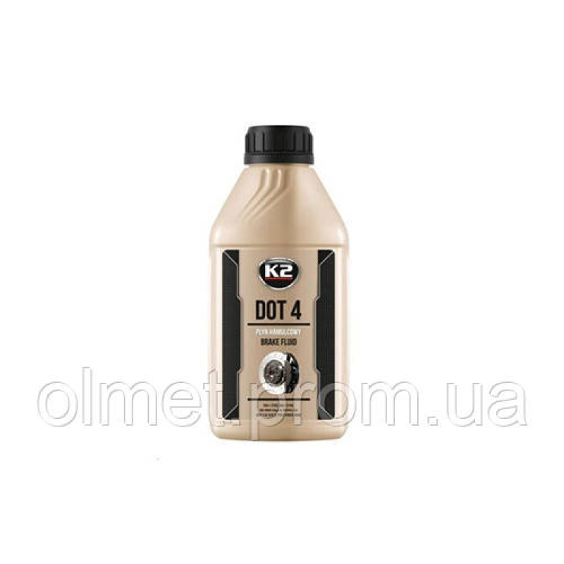 Гальмівна рідина TURBO DOT-4 Brake Fluid 500мл К2