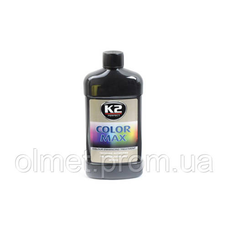 Поліроль кузова восковий COLOR MAX BLACK 500мл К2 Поліроль кузова восковий COLOR MAX BLACK 500мл К2