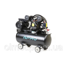 Компресор двоциліндровий ремінний OFBD-50 2.2 кВт 402 л/хв 8бар 50 л (2 крани) + олива 0,5 л APRO