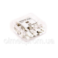 Запобіжники (плоскі євро 25 А) (50 шт.) MTA