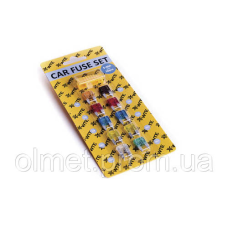 Запобіжники (плоскі міні) (10 шт. + щипці) WTE