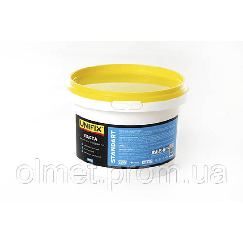 Паста для очищення рук Standart 0,35 кг (ведерко) UNIFIX