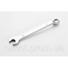 Ключ ріжково-накидний глибокий CrV 14 мм СИЛА