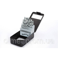 Набір свердел для металу Р6М5 метал бокс 1,0-10,0 мм 19 шт. APRO