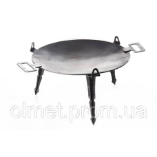 Сковорода туристична 480 мм товщина 4 мм СИЛА